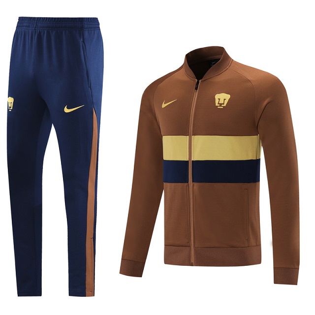 AAA Quality Pums UNAM 21/22 Tracksuit - Brown